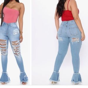 Fashion, nova flare jeans